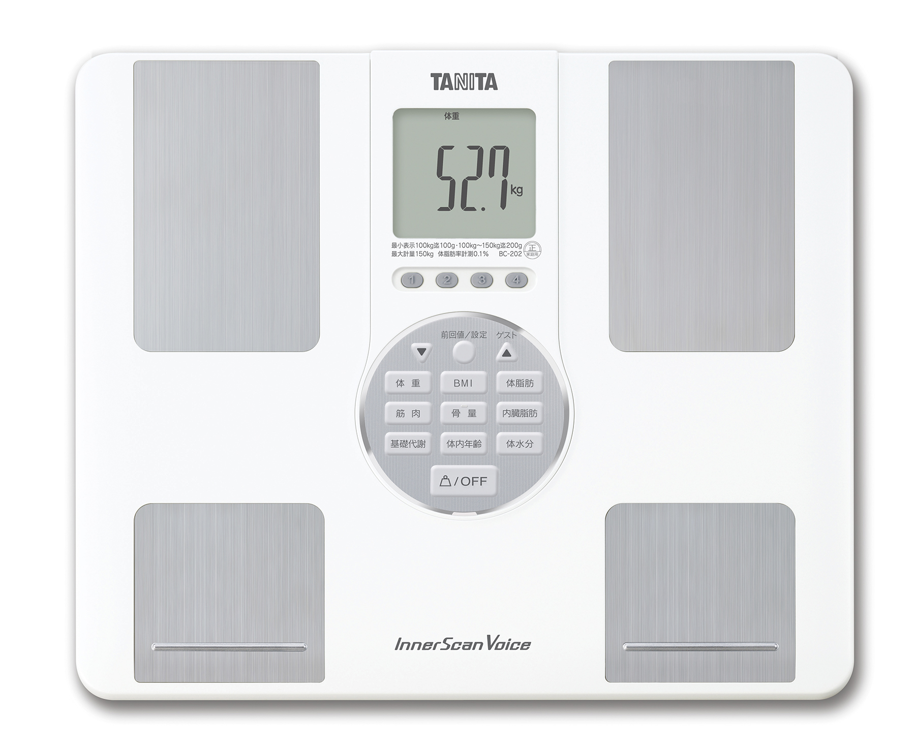 たいそせいけいインナースキャンボイスBC-202の商品写真。家庭用のたいそせいけいです